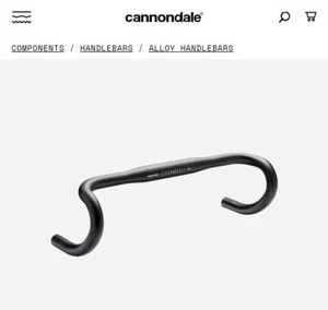Cannondale 3 Bicycle Handlebars 6061 Alloy, Compact, 31.8CM/44CM - Picture 1 of 3
