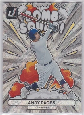2023 Panini Donruss - Bomb Squad #BS6 Andy Pages (RC) - Image 1 of 2