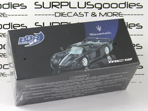 2024 BBR Models 1:64 Blue Metallic w/Stripe MASERATI MC12 Stradale #BBRDIE6416 - Picture 1 of 7