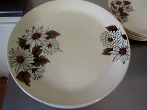 Vintage Johnson Of Australia Stoneware 6 Dinner Plates - Bild 1 von 7