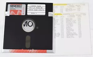 Vtg Memorex Computer Floppy Disk-Collectible, Untested (Atari, DOS 3.0, Lister) - Picture 1 of 7