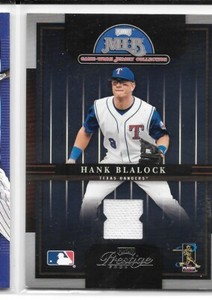 2005 Playoff Prestige MLB Hank Blalock Jersey Card #9 Rangers