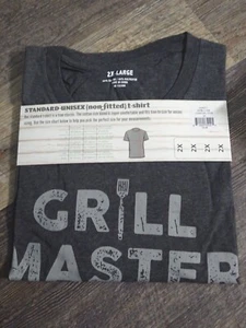 Herren T-Shirt GRILL MASTER ~ Grillpfanne Vatertag Herren ~ Medium Large XL 2XL - Bild 1 von 4