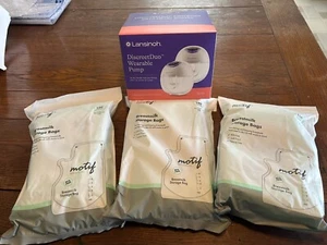 NEW Lansinoh Discreet Duo Wearable Breast Pump Sealed In Box - Picture 1 of 4