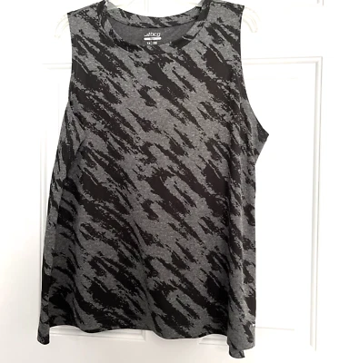 Top túnica sin mangas BCG para mujer 1 XL negro y gris Foto 1 de 4