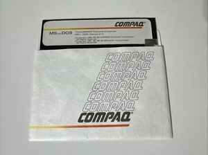 Vintage 1984 MS-DOS v 2.11 on 5 ¼" Disc from Early Compaq Dos - Picture 1 of 3