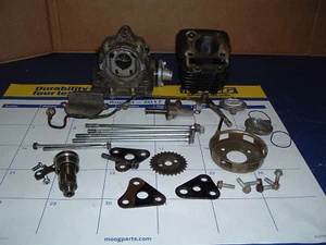 Kawasaki KLT 110 Top end parts lot been on shelf for 30 years best you will find - Picture 1 of 11