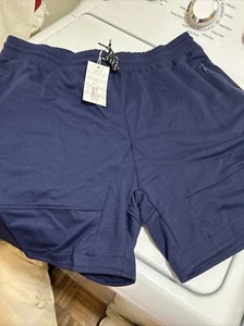 Coofandy Men’s Size XXL Bodybuilder Jogger Shorts Blue - Picture 1 of 5