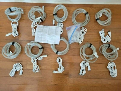 Philips 10 Pack LED Rope Light Strip 9Ft 120V 2-Wire 1/2" White Deco 90 ft total - Image 1 of 4