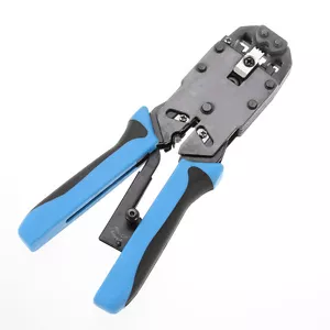 RJ11 RJ12 RJ45 Network LAN Cable Phone Wire Crimper Modular Crimping Tool Pliers - Picture 1 of 6