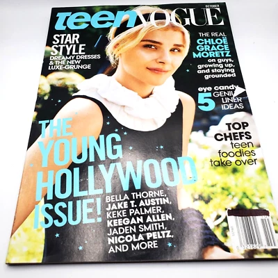 Teen Vogue Magazine October 2014 Chloe Grace Moretz The Young Hollywood issue Foto 1 de 3