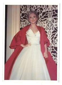 Vintage Candid Photograph CELESTE HOLM evening gown photo from Jere Hageman col - Picture 1 of 1