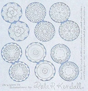 Dollhouse Miniature Jeannetta Kendall Doilies - Picture 1 of 1