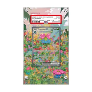 Venusaur ex 198/165 - Pokémon PSA Extended Artwork Schutzkarte Display Case - Bild 1 von 3