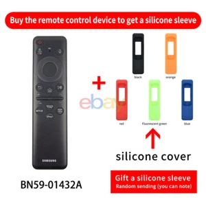 New BN59-01432A For Samsung Rechargeable Solar Cell Voice TV Remote With Cover - Picture 1 of 6