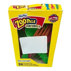 Zoo Pals Utensils Funtensils Hefty Animals Forks Knives Spreader x10 OPEN BOX - Picture 1 of 7