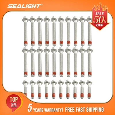 Fits 2005-2009 Chevrolet Silverado 1500 4.8L 5.3L Head Gasket Bolts Set GS33449 - Image 1 of 4