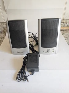 Pair of Gateway Speakers With OEM Power Adapter - Model # G-Max 2000 - Picture 1 of 7