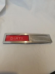 Indicador de señal de imán sucio limpio para lavavajillas en plata para acero inoxidable - Imagen 1 de 3