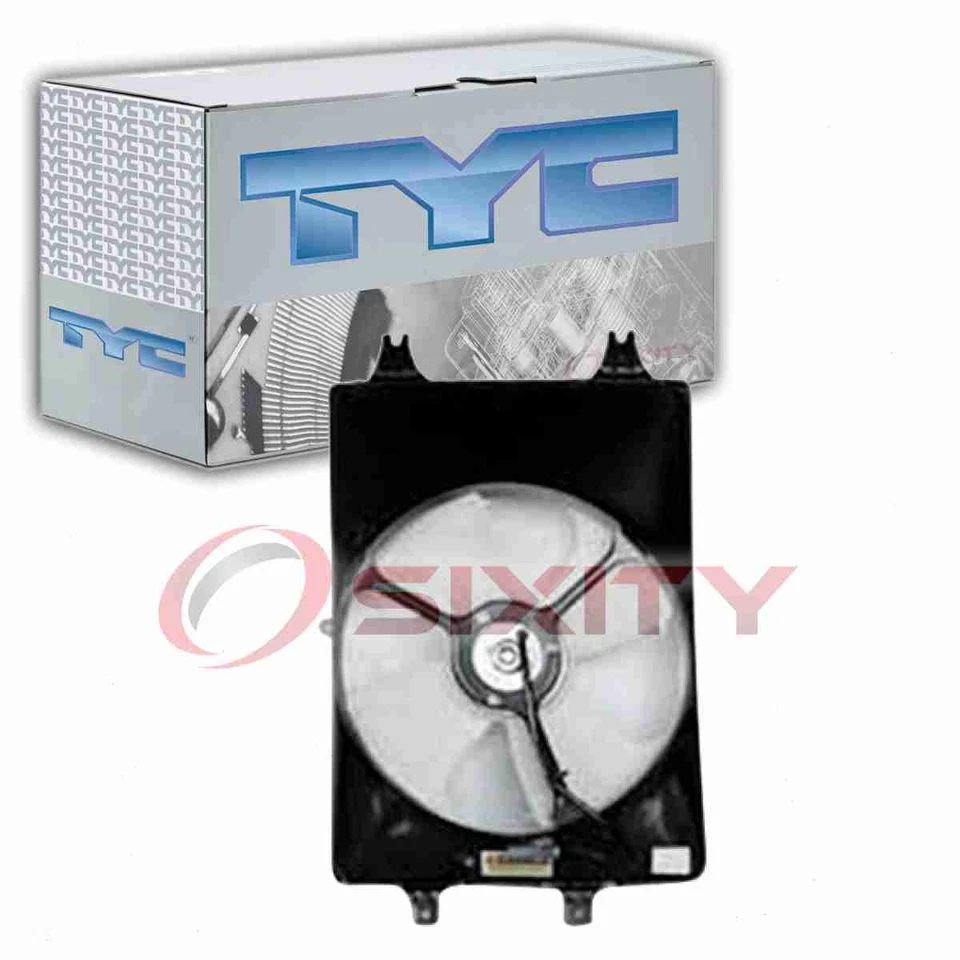 Conjunto de ventilador condensador TYC AC para Acura MDX 2003-2006 calefacción aire rk Foto 1 de 4