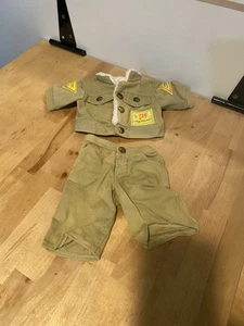 Vintage Cabbage Patch Kinder Puppe Outfit Jacke hellbraun Hose Shirt Patch’s 1980s - Bild 1 von 4