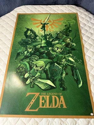 ZELDA GAMING POSTER MINT CONDITION PRINT 24x36 - Image 1 of 2