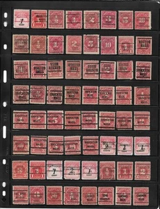MA Precancels: Assorted Towns/Types; Various Postage Due Issues; 181 Different - Picture 1 of 3
