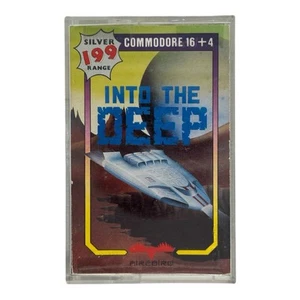 Commodore 16 Plus 4 - Into The Deep Game 16 4 Game Cassette Tape Firebird Plus 4 - Picture 1 of 5