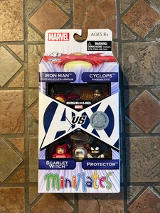 Marvel Minimates A Vs X TRU Juego de Caja CÍCLOPE PROTECTOR BRUJA ESCARLATA IRON MAN - Imagen 1 de 1