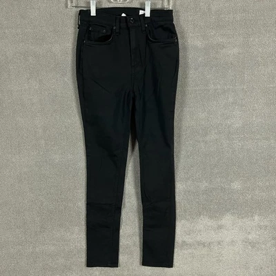 rag & bone Jeans Womens 26x26 Black High Rise Ankle Skinny Modal W1566O138BLK - Image 1 of 4