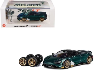 McLaren 765LT, verde modelo CM 1:64 - Imagen 1 de 2