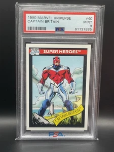Marvel Universe Captain Britain 🇬🇧 #40 1990 PSA 9 Mint 🔥 💎 - Bild 1 von 2
