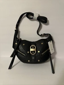 JESSICA SIMPSON Women’s Courtney Crossbody Handbag Faux Leather • Black NWT - Picture 1 of 9