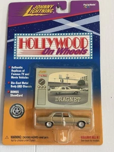 Johnny Lightning Hollywood On Wheels DRAGNET Diecast Car + Bonus ShowCard 1998 - Picture 1 of 5