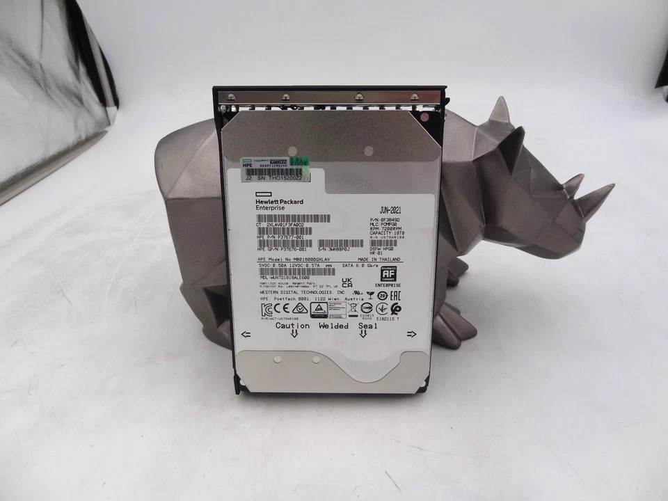 P38440-001 HP 18TB 7200RPM SATA 6Gb/s 3.5in Drive P37678-B21 - Image 1 of 1