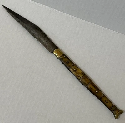 Girodias Navaja Folding Knife ~ Antique 18th-19th Century France ~ Free Shipping - Image 1 of 4