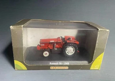 RENAULT 56 1968 ORANGE HACHETTE UNIVERSAL HOBBIES 1/43 DIECAST TRACTOR CASED. - Image 1 of 4