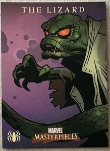 Marvel Masterpieces 2007 Fleer Spider-Man Parallel Foil Card #S9, Lizard, NM - Bild 1 von 2