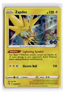 Zapdos - RARO Pokemon GO 029/078 - Imagen 1 de 2