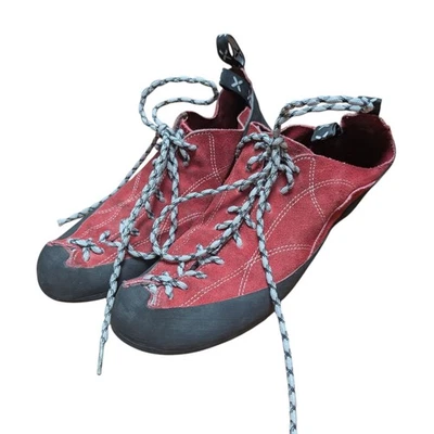 Мужские красные кожаные туфли для скалолазания 5.10 Five Ten Stealth C4 12,5 - Изображение 1 из 4