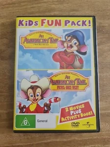 AN AMERICAN TAIL & Fievel Goes West - DVD - Region 4 - Vgc - Mint Discs! - Picture 1 of 6