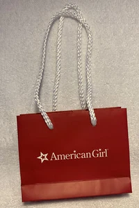 American Girl authentische rote EINKAUFSTASCHE - KLEIN - ideal für Elfen im Regal - Bild 1 von 4