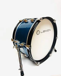 Lemon 16” BLUE Bass Kick Drum for Roland and Alesis Kit - Picture 1 of 4