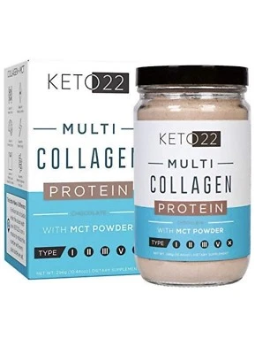 Polvo de proteína ceto de colágeno de chocolate - Polvo ceto de colágeno múltiple de alta calidad Foto 1 de 4