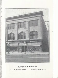 Judson & Rogers 42-44 S. Main Street Gloversville NY Postcard 31818 - Picture 1 of 2