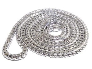 Cadena de 61,0 gramos de plata estilo Franco .925 para hombre 3,66 mm 36,10 pulgadas  - Imagen 1 de 7