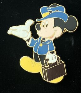Mouse Disney Pin Mickey  1950 costume d'affaires mallette au bureau LE 250