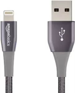 Amazon Basics 12-pack Double Nylon Braided USB A Cable with Lightning Connector - Picture 1 of 8