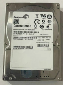 Unidad de disco duro interno ST9500530NS Seagate Constellation 500 GB 7200 rpm 2,5 - Imagen 1 de 3