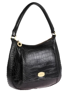 Hidesign H873 Black Embossed Leather Handbag - Picture 1 of 1